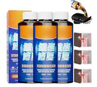 3Pcs Engine Carbon Removal Repair Agent,Highly Effective Anti-Wear Protectant,Engine Oil System Cleaner,Boosts Performance Noise Reduction And Anti-Shaking