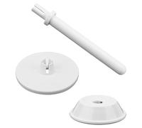 3pcs Ensemble Capuchon de Bobine, Broche de Bobine Pièces Rechange Accessoires Compatible avec Janome Singer Viking Blanc Machines à Coudre