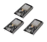 3pcs ESP-WROOM-32 ESP32 CP2012 USB C WiFi + Bluetooth Dual Core 38 Pin Type-C Interface ESP32-DevKitC-32 Development Board Module STA/AP/STA+AP