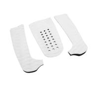 3PCS EVA Surfboard Traction Tads, Longboard Shortboard Deck Grip Tods avec Avant-Glissement pour Paddleboard, Améliorer l'efficacité et Le Contrôle de la Surf (White)