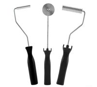 3PCS Fiberglass Roller Kit Aluminum Head Bubble Free