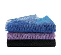 3pcs Filet de Douche Africain, Gommage Corps Filet de Bain, African Net Sponge Exfoliant Corps, Filet Exfoliant Eponge Douche, Accessoire Bain pour Femme Homme Enfant Filet De Gommage Corporelle