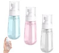 3pcs flottes en pulvérisation, 100 ml flotteur à la brume fine vide, contenants de voyager rechargeables avec couvercle de fuite pour les huiles essentielles du parfum Toners