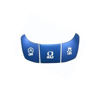 3Pcs For CHR 2016 2017 2018 2020 2021 Car Gear Shift Panel AC Button OFF HOLDER Cover Switch Frame Trim Aluminum Alloy(Blue)