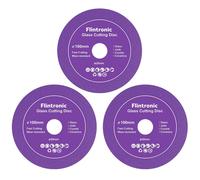 3pcs Glass Cutting Disc,Diamond Disc 100 Tiles,Diamond Cutting Disc,Tile Disc for Bottle,Porcelain,Jade,Granite,Glass (100 x 20 mm).[A20]