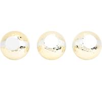 3pcs Gold Platted Golf Ribbon Ball Luxuriöse elegante Geschenke für Eröffnungsveranstaltungen