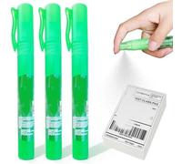 3PCS Gomme à Papier Thermique Spray 10ml Liquide Blanc avec Couvercle Liquide de Correction Portable pour Documents, Étiquettes, Colis, Adresses, Protection de la Vie Privée, Gomme à Papier Thermique