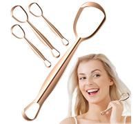 3PCS Gratte Langue, Racle Langue En Métal, Grattoir Langues Réduit La Mauvaise haleines, Pour Hygiène Buccale Et haleines Fraîche, Facile à Utiliser Et à Laver, 3 Couleurs, 15.5 × 3.8 Cm