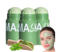 3Pcs Grevea Green Tea Deep Cleanse,Green Teas Face Mask Stick,Purifying Face Mask Stick With Greentea Extract & Vitamin E,Blackhead Remover For Deep Pore Cleaning, For All Skin Types