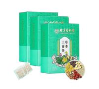 3pcs Herbal Three Green Teas Liver Protection for Daily Nourishing Chinese Medicine