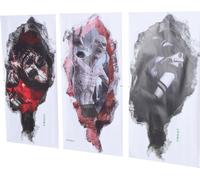 3PCS Horror Zombie Wall Stickers Decals Picture for Home Bar Club Halloween Party Decoration