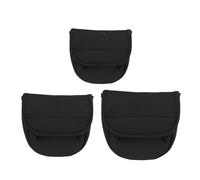 3PCS Housse de Moulinet de Pêche, 3 Tailles en Caoutchouc Souple Anti-Impact Manchon de Protection de Stockage de Moulinet de Pêche Taille Universelle 3mm d'épaisseur Résistant