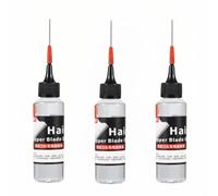 3PCS Huile Pour Tondeuse À Cheveux, 60ml Huile Tondeuse Barbe, Résistant À L'usure Et Lisse, Incolore Et Inodore, Réduit Le Bruit, Empêche La Rouille Sur La Lame