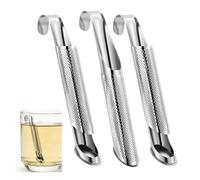 3PCS Infuseur à Thé, En Acier Inoxydable Réutilisable Boule À Thé Originale Filtre À Thé Précis Infuseur Thé Pour Feuilles Libres Herbes Épices Usage Quotidien Maison Bureau