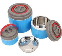 3Pcs Insulation Lunch Box 304 Stainless Steel Insulated Vacuum Food Container for Rice Soap Dishes (boîte à lunch isolante en acier inoxydable 304 pour le riz et les plats au savon)