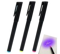 3pcs Invisible Encre Pen 5, 5 pouces Longueur Funny Invisible Pen pp disparaître Ink Facile à utiliser pour les prix de classe de Noël Spy Party FavorsInvisible