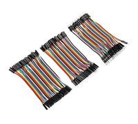 3PCS Jumper Wires Kit, 10cm Multicolore 40pin Mâle à Mâle à Femelle à Mâle Femelle à Femelle Coloré Jumper Fils Kit pour Planche À Pain