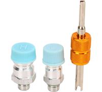 3pcs Kit de valve de climatisation Cap système de courant alternatif joint pour 508 sièges de compresseur de voiture