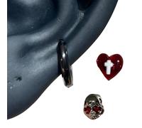 3pcs Le Cœur Élégant Des Poignets D'oreille Pour Les Femmes À La Mode Bijoux De Mode Avec Des Conceptions De Crâne Accessoires Femmes À La Portables Et Confortables