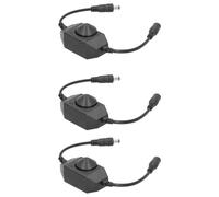 3Pcs LED Strip Dimmer Interrupteur Adaptateur Luminosité Réglable Contrôleur Manuel Bouton DC 12V-24V