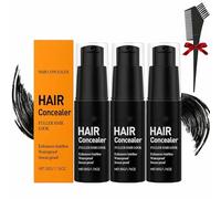 3Pcs Lefron Hair Concealer For Men,Lefron Magic Hair Concealer 2.0, Water & Sweat Resistant Hair Loss Concealer Set,Instantly Cover Grey Roots,For Thinning Hair,Light And Not Heavy