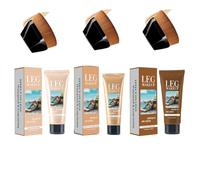 3PCS Legs Makeup Waterproof with Brush,Fade The Skin Color of Legs, Effectively Cover The Scars of Legs and Body for All Skin Tones, 3 Color (light+Medium+dark）