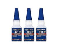 3pcs Loctite 401 Instant Fast Adhesive 20ML Bottle Stronger Super Glue Multi-Purpose Fix HOT Super Strong Liquid Colorless Glue