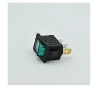 3pcs/lot 3 pin ON/OFF illuminated LED Rectangle Rocker Switch Car Dash Automotive 6A 250V/10A 125V KCD1 NWPNLXEA(3pcs green)