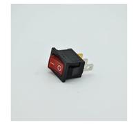 3pcs/lot 3 pin ON/OFF illuminated LED Rectangle Rocker Switch Car Dash Automotive 6A 250V/10A 125V KCD1 NWPNLXEA(3pcs red)