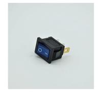 3pcs/lot 3 pin ON/OFF illuminated LED Rectangle Rocker Switch Car Dash Automotive 6A 250V/10A 125V KCD1 NWPNLXEA(3pcs blue)