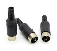 3pcs/lot DIN male Cable Connector 5 Pin with Handle