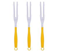 3pcs Manche Plumeau, Amovibles Manche de Rechange de Plumeau Duster Handle Plastique Rallonges Balai Baguette pour Un Nettoyage Facile (Jaune)