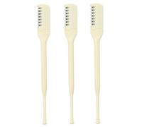 3pcs Nasal Hair Cutter, 2 sur 1 360 degrés Coimoir de cheveux de nez rotatif avec cueilleur d'oreille, outil beauté nasal manuel double face pour les hommes.