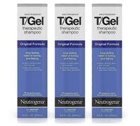 (3pcs)Neutrogena T/Gel 3% Salicylic Acid Shampoo - 4.5oz Scalp Therapy, Therapeutic Scalp Treatment Shampoo 250ml