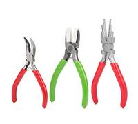 3pcs Nylon Nez à nez plat mini outils de bijoux Set Metal Wire Artisanat Faire des fournitures