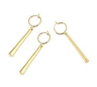 3Pcs One Piece Roronoa Zoro Boucles d'Oreilles, Animation Japonaise Boucles d'Oreilles en Métal Personnalité Unisexe Mode Bijoux Pendentif Faux piercings sans piercings aux oreilles