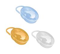 3PCS Pacificier Case de résistance à la tétine, boîte de Rangement de la tétine, boîte de sulamerfaisante boîte BPA BPA Soother Shield Case Baby Supplies