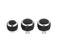 3pcs Panneau de Commande contrôle l'état la Voiture en Aluminium Bouton Remplacement climatisation des Commandes Chauffage du Tableau Bord- Ac 2014