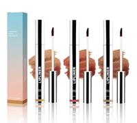 3Pcs Peel Off Crayon à Lèvres, Peel off Lip Stain Tattoo, Crayon à Lèvres Amovible Imperméable, Teinture à Lèvres Longue Durée, Haut Pigmenté Rouge à Lèvres Lip Liner Stain Set Cadeau pour Femmes