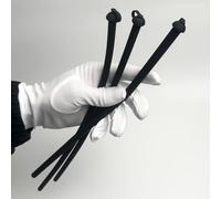 3PCS Pénis Sonore Silicone 30cm Tube Creux Plug Urethral SM Homme Noir