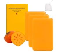 3PCS Persimmon Soap Bar for Old People Smell - Natural Deodorant Body BarSoap for Body Odor Control, forAll Skin Types. (3Pcs)
