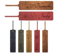 3pcs Personalisiertes Lesezeichen für Bücherliebhaber,individuell Graviertes Lesezeichen mit Buchstabe oder Blumenmotiv,Geschenk für Frauen, Männer, Lehrer und Studenten (Wide-Floral)