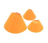 3pcs Petit Animal de Compagnie baignade Guinée Pigle de câlin Sack de cône Doux Respirant Collier de cône Molle pour récupération postopératoire
