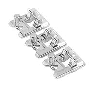 3Pcs Pied Presseur Multifonction Universel Antirouille Brillant Couleur Machine À Coudre Accessoires