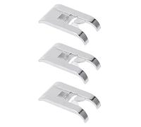 3Pcs Pied Zigzag en Acier Inoxydable Multifonctionnel Universel Léger Durable Machine À Coudre Pied-de-biche pour La Maison