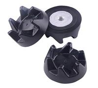 3pcs pignon de couplage d'embrayage en caoutchouc de rechange adapté pour Kitchenaid mélangeur 9704230 (3.6x1.5cm 1.42x0.59inx DxH) (diamètre de trou central de 0.6cm 0.24inch) (Rempli par le vendeur)