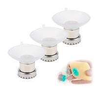 3pcs Porte Savon Ventouse,Porte Savon Aimantéporte Douche,Support Unbottled,Aimanté en Acier Inoxydable pour Salle De Bain Et Cuisine