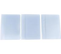 3pcs Portefeuille insérer doux transparent PVC 10 20 30 pages Multi -Purpose -Titulaire de carte de crédit pour les affaires de voyage en famille