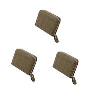3pcs Portefeuille Zippé Sac à Main pour Filles Femmes Sac à Main Femmes Petits Sacs à Main Fille Sac à Main Dames Sacs à Main Mini Portefeuille pour Femmes Zip Autour Portefeuille Portefeuille à