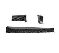 3Pcs Pour Civic 2016 2017 2018 2019 2020 2021 Ensemble De Garnitures De Panneau De Tableau De Bord Central De Style Fibre De Carbone FIXCOR